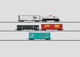 Marklin 45645 5 different freight cars from several American railroads