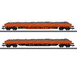 Marklin 47099 Ballast Transport Low Side Car Set