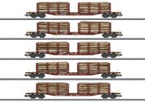 Marklin 47154 Snps Stake Car Set, Wd. Tran.