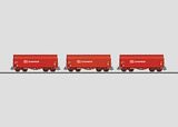 Marklin 47202 Set with 3 Sliding Tarp Cars