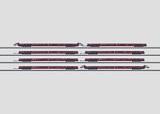 Marklin 47415 Depressed Floor Flat Car Set 8
