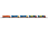 Marklin 47418 Rollende Landstrasse Depressed Floor Flat Car Set 5
