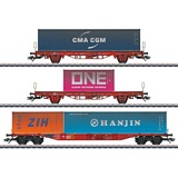 Marklin 47580 Type Lgs 580 Container Transport Car Set