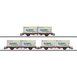 Marklin 47724 Type Lgjns Container Transport Car Set
