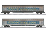 Marklin 48065 Transwaggon Sliding Wall Boxcar Set