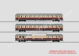 Marklin 58048 Rheingold Express Train Passenger Car Set