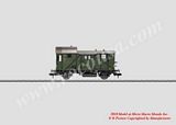 Marklin 58117 Freight Train Baggage Car Pwg Pr 14 DB