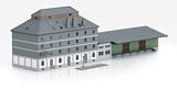 Marklin 72706 Raiffeisen Warehouse with Market