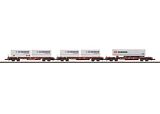 Marklin 82288 Deep Well Flat Car Set