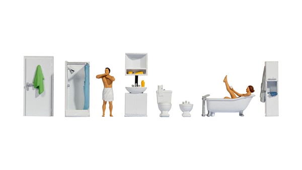 NO16289 Themed Figures Set 'Bathroom'
