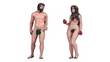 NO10801 Adam and Eve 