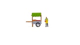 NO16501 Tiny-Scenes 'Fruit Stall'
