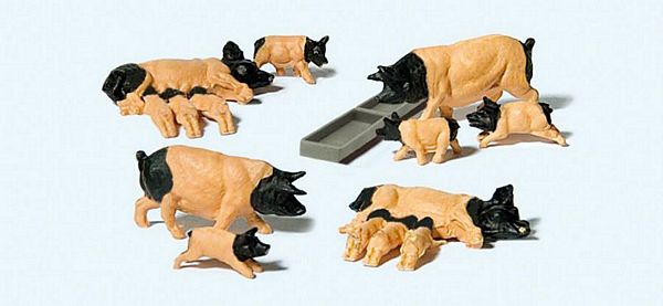 Preiser 10149 Domestic Pigs