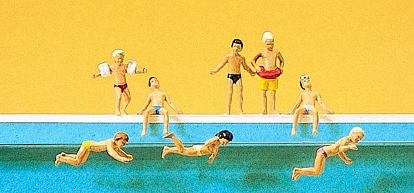 Preiser 10307 Children at the pool