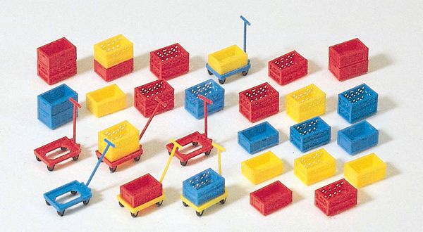 Preiser 17113 Plastic boxes Kit