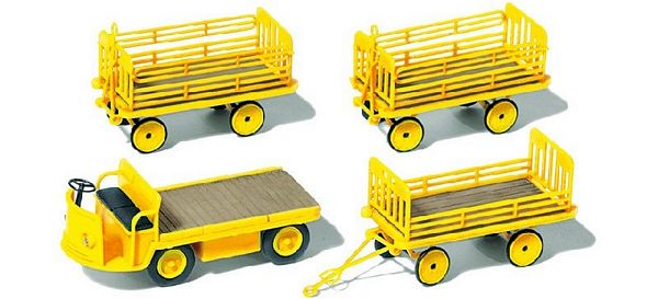Preiser 17121 Vehicle with 3 Trailers