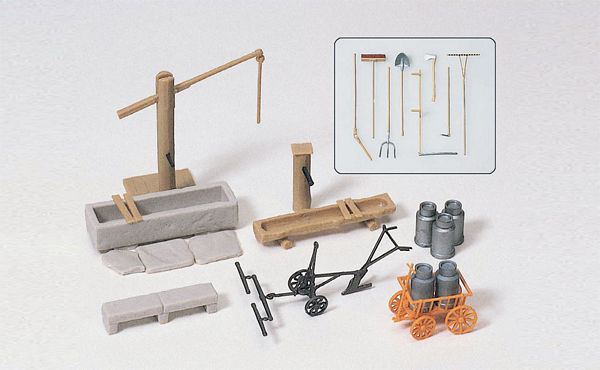 Preiser 17600 Accessories for rural sceneries Kit