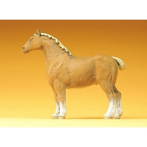 Preiser 47024 Standing Belgian Horse