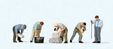 Preiser 10669 Work on the Stone Wall