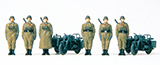 Preiser 16571 Motorcycle Crew at Attention