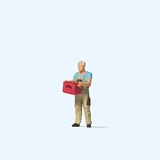 Preiser 28234  Man with Beer Crate Figure