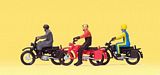 Preiser 10081 Motorcyclists-Hercules