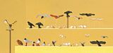 Preiser 10169 Pigeons Seagulls Crows Birds of Prey
