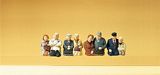 Preiser 10387 Seated Passengers for bus and train