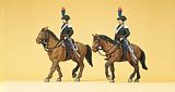 Preiser 10398 Italian Carabinieri on horseback