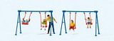 Preiser 10630 Children in the swing