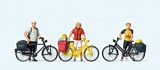 Preiser 10643 Standing cyclists in sportswear