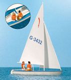 Preiser 10676 Sailing Boat with Sailors