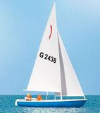 Preiser 10679 Sailing Boat with Sailors