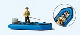 Preiser 10687 Angler in Dinghy