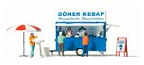 Preiser 10747 Kebab Sales Stand