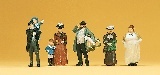 Preiser 12176 Passers-by Around 1900