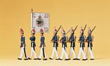 Preiser 12188 1 Guards regiment on foot Potsdam 1894