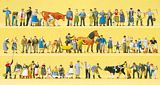 Preiser 13001 Farm Set with Animals 60 Fig