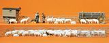 Preiser 13003 Shepherd with flock 80 exclusively painted miniature figures