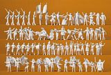 Preiser 16355 Carnival 68 unpainted miniatures