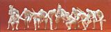 Preiser 16528 Armoured infantry riflemen getting off the tank