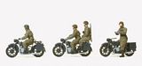 Preiser 16598 Motorcycle crew mounted Motorcycle BMW R 12