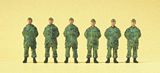 Preiser 16842 Standing soldiers Cap Coat Camouflage