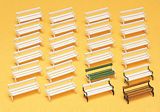 Preiser 17200 Park benches 24 pieces Kit