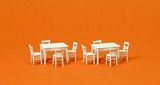 Preiser 17217 Chairs and tables
