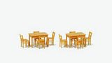 Preiser 17218 Chairs and tables