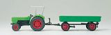 Preiser 17914 Farm tractor DEUTZ D 6206 with trailer