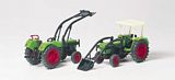 Preiser 17922 Farm tractor DEUTZ D 6206 with BAAS forks and shovel