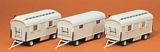 Preiser 20005 Caravans without decoration 3 pieces Kit