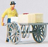 Preiser 28036 Man with Cart